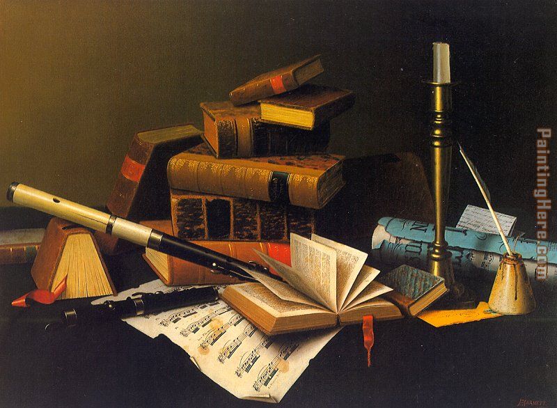 Music and Literature painting - Unknown Artist Music and Literature art painting